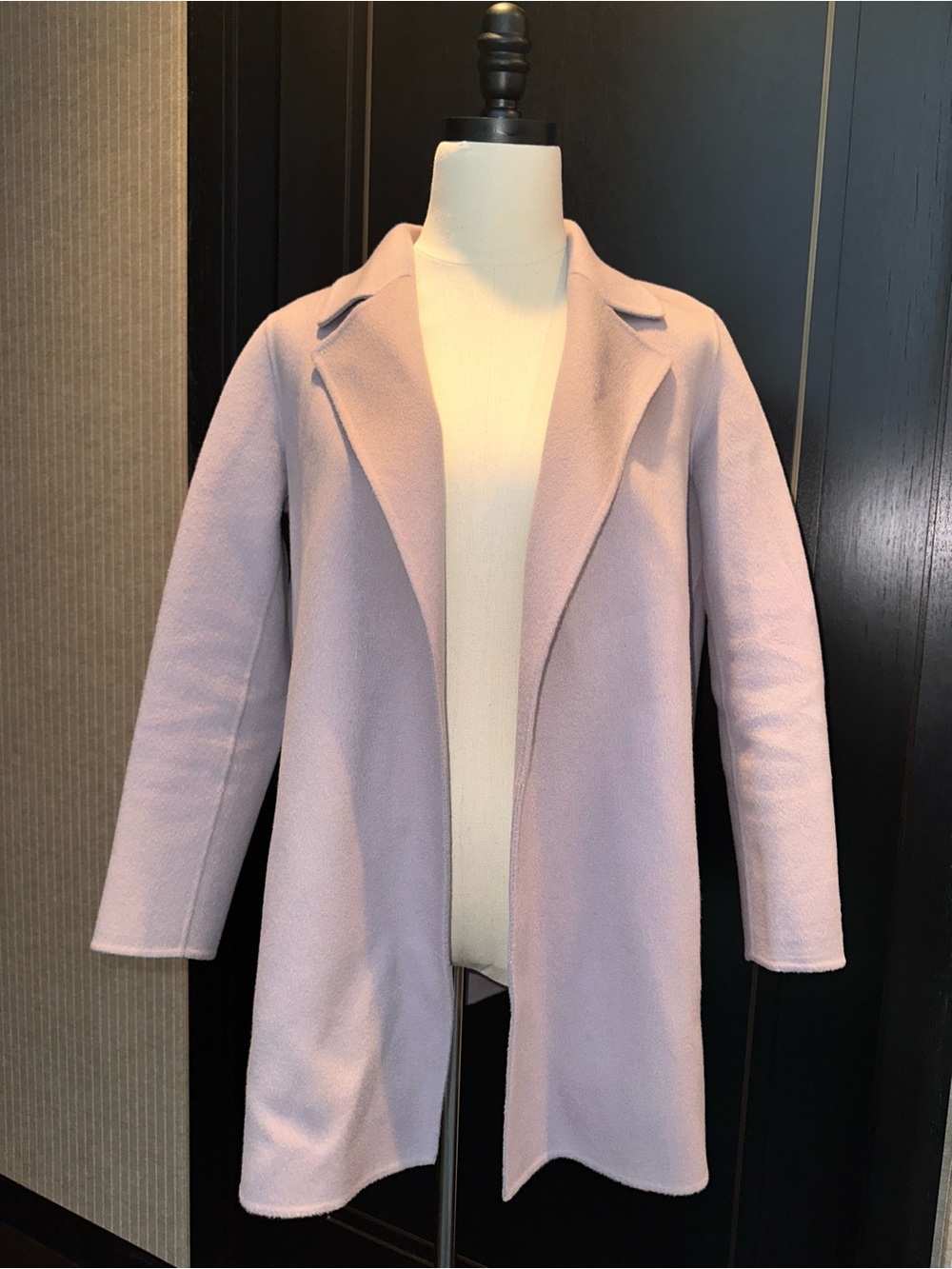 Theory Open-Front Lavender Cashmere Jacket